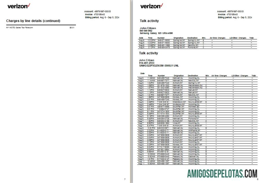 EUA Nova Jersey Verizon Utility 7 8 Scr amostra